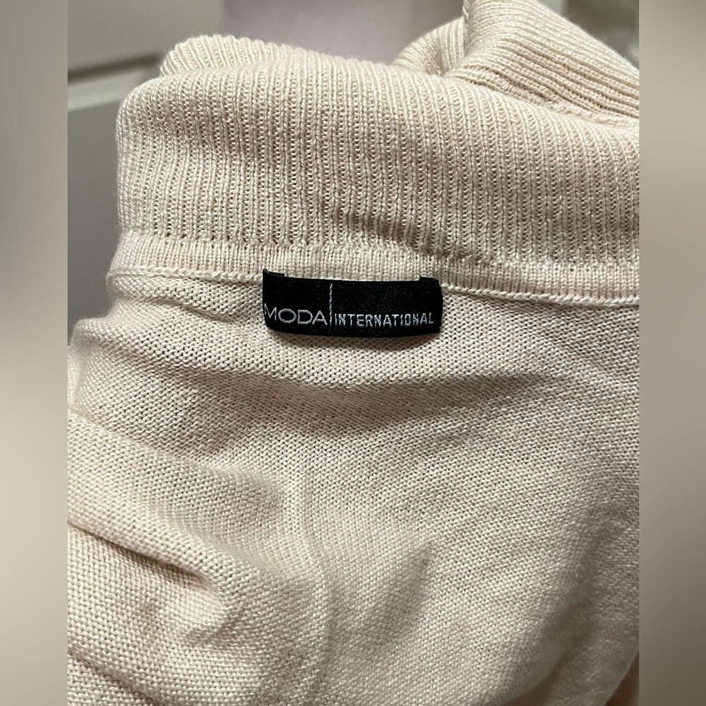 Moda International Ivory Knit Top - Picture 4 of 4
